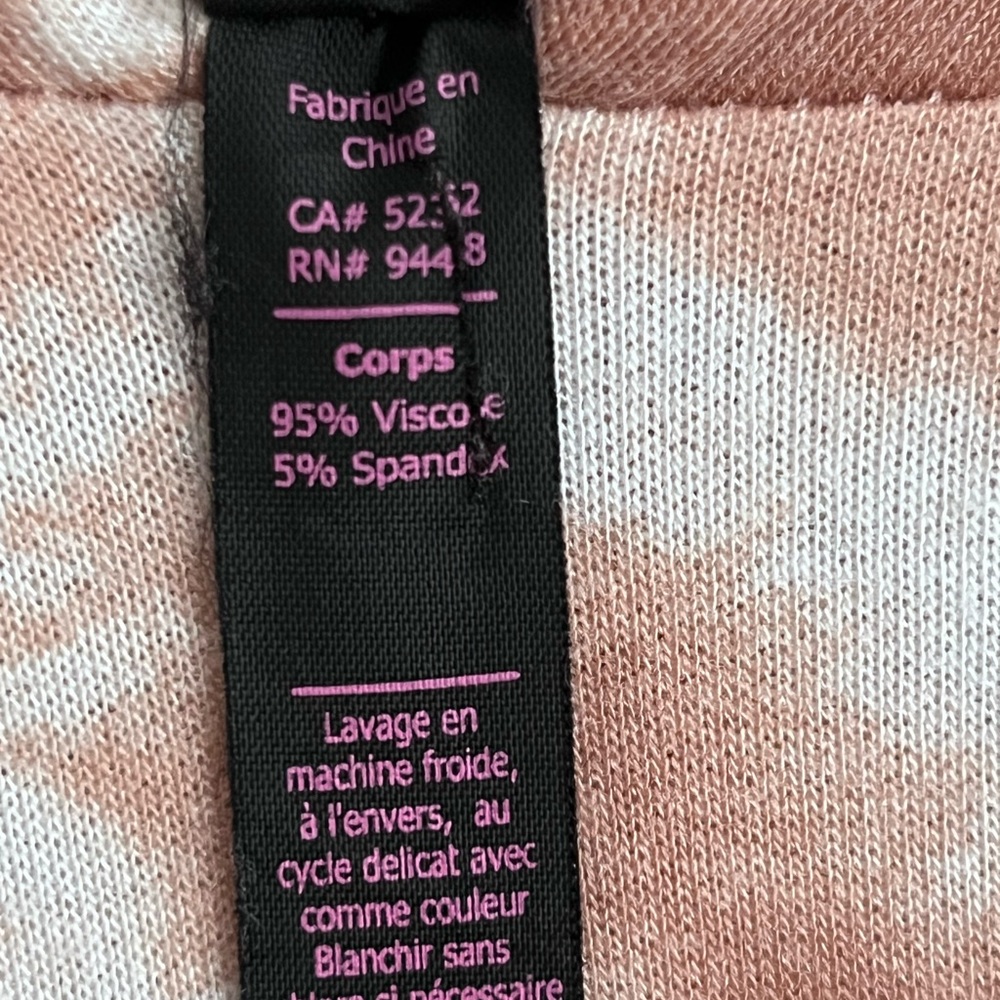 BETSEY JOHNSON Performance Tan White Tie Dye Hoodie sweatshirt very soft & cozy - Picture 4 of 6